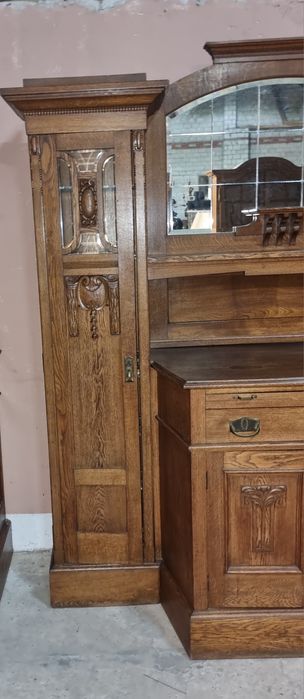 Kredens Secesyjny Dębowy