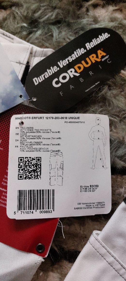 Spodnie spodenki robocze Mascot cordura flugger