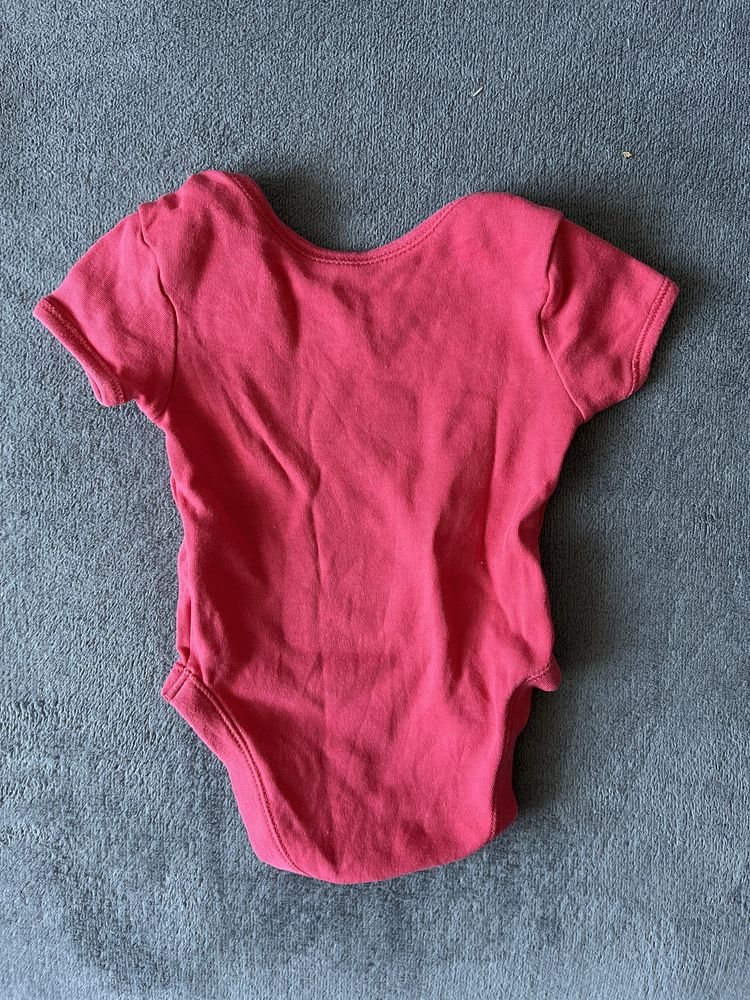 Różowe body niemowlęce r.62-68