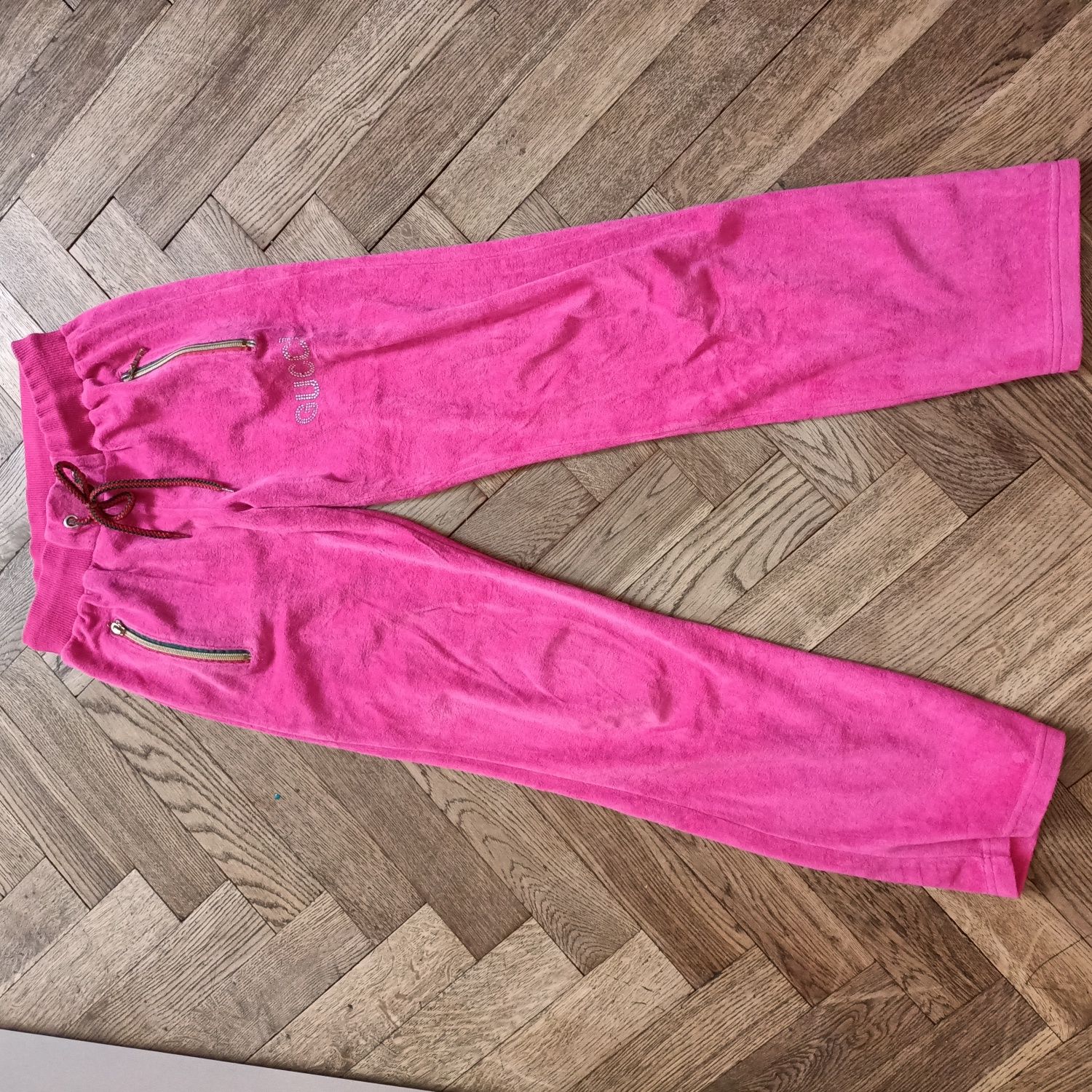 Spodnie dresowe Gucci dresy różowe welurowe damskie sportowe S/M 36/38