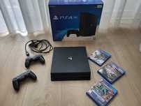 PlayStation 4 PS4 Pro 1TB 2 PADY GRY okablowanie HDMI