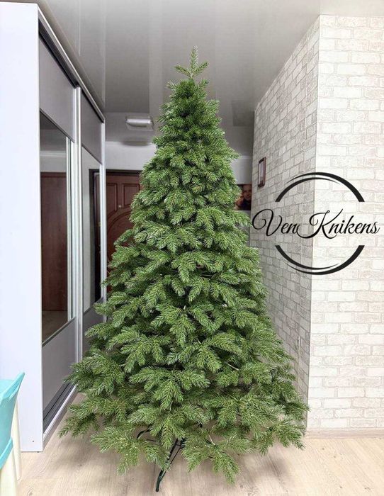 Ялинка штучна лита ДЕ ЛЮКС, Елка искусственная 1,8 м.