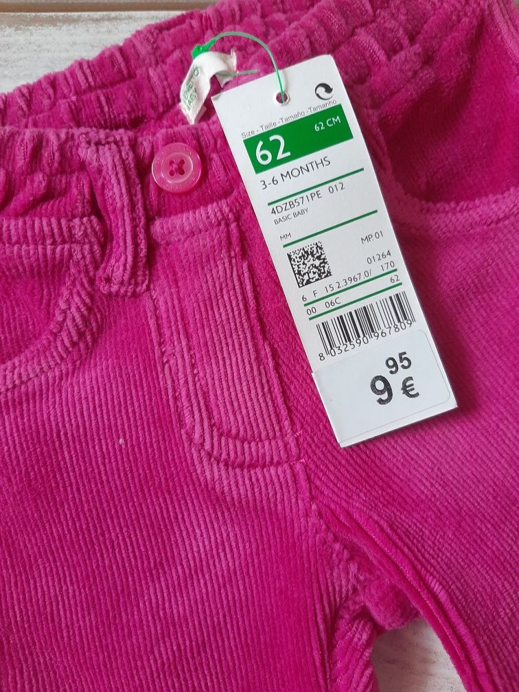 United Colors of Benetton Baby NOWE spodnie legginsy miękki materiał