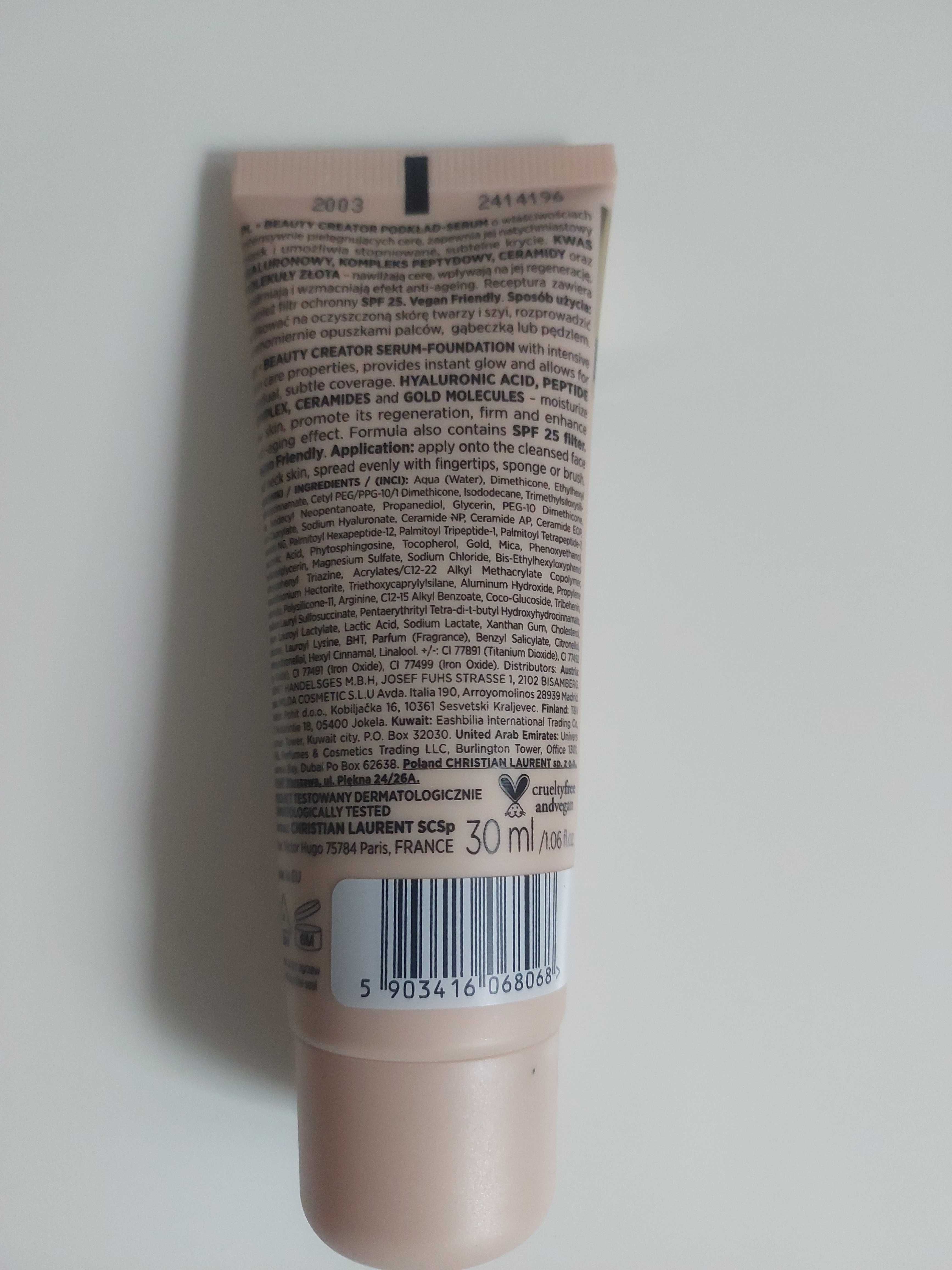 Christian Laurent lekki podkład serum 05 porcelain