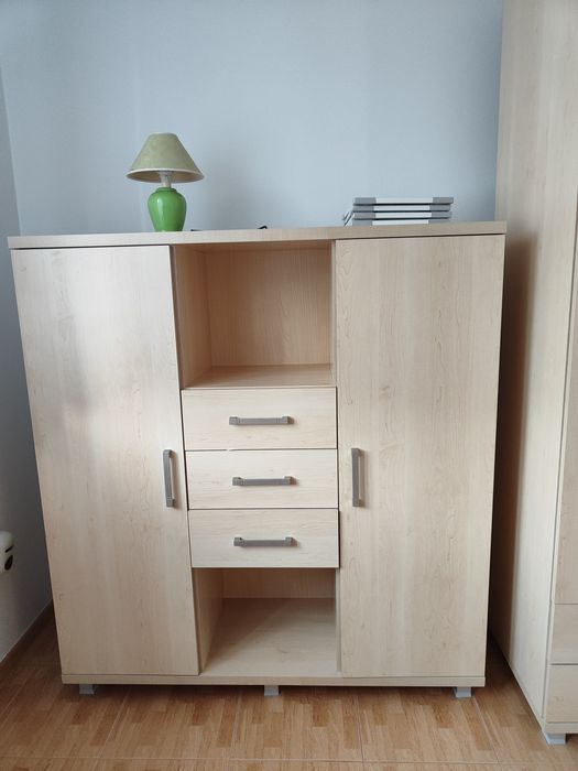 Szafka z półkami oraz szufladami, 125/120