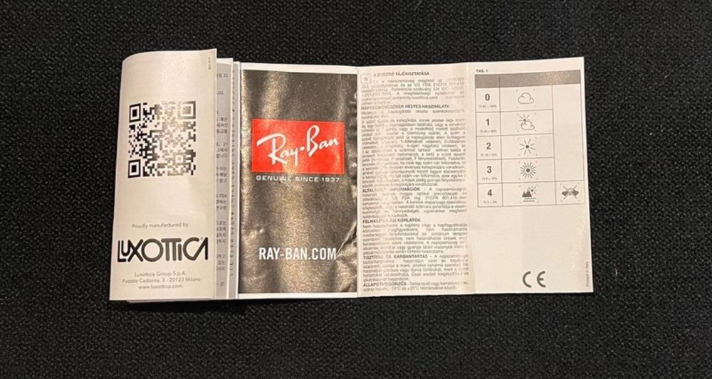 Ray-Ban original novo – 100€ (vale 163€ na loja)