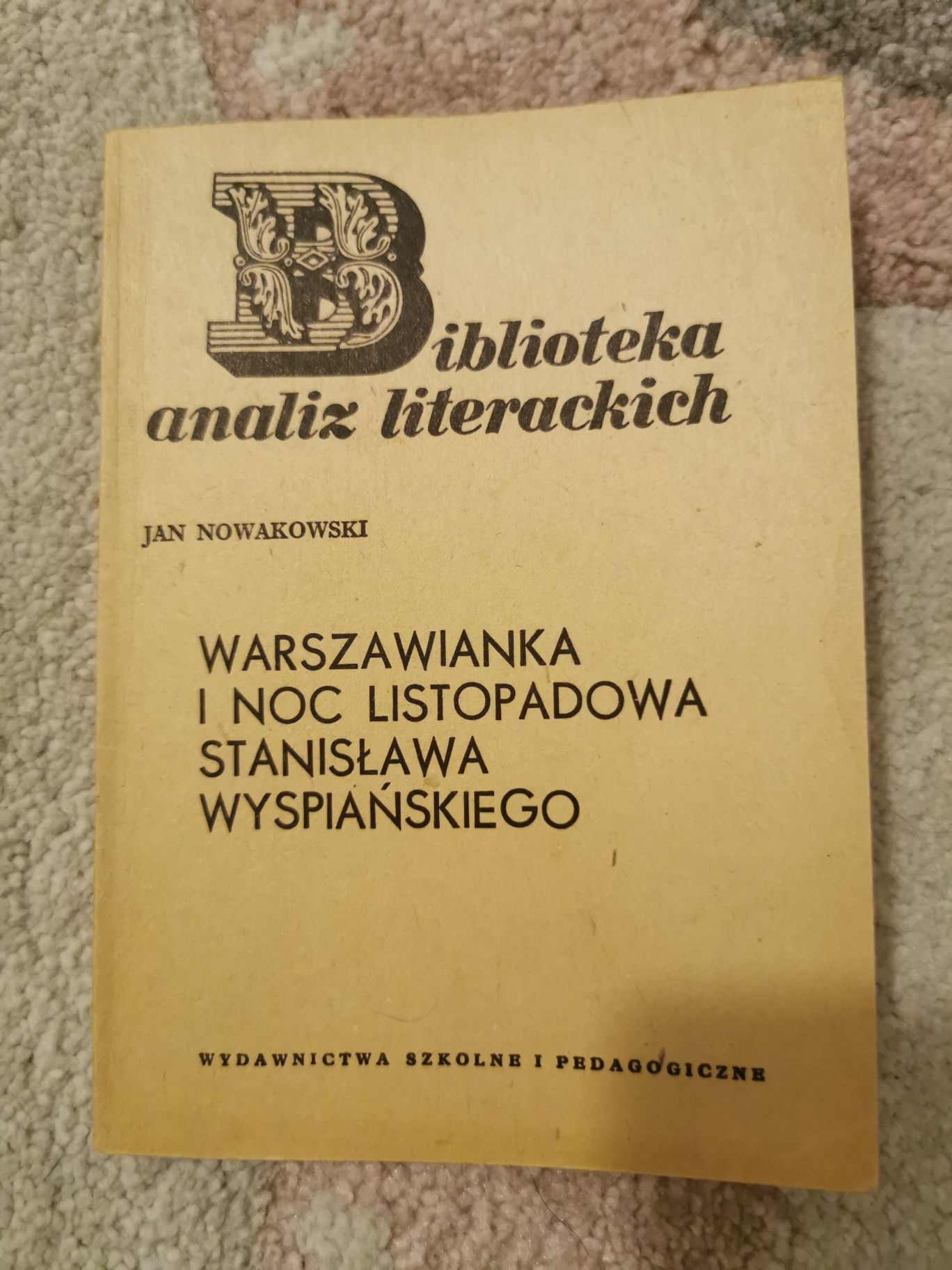 Warszawianka i noc listopadowa Stanisława Wyspiańskiego Biblioteka