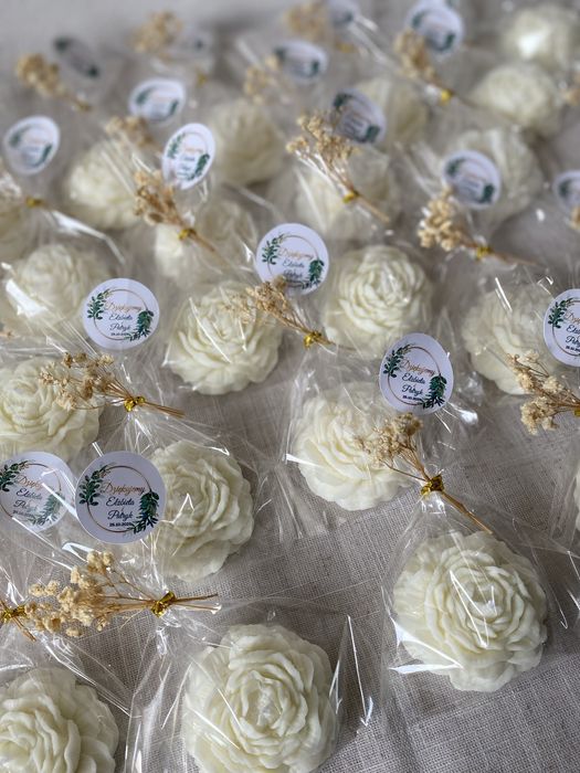 Naturalne świece sojowe | ślub wesele chrzest komunia