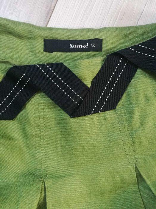 Lniana spódnica na podszewce RESERVED S/M