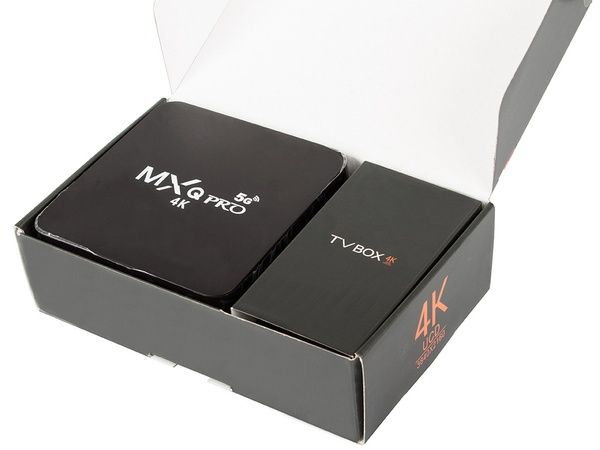 Odtwarzacz multimedialny HDMI USB Smart TV Box android 4K pilot
