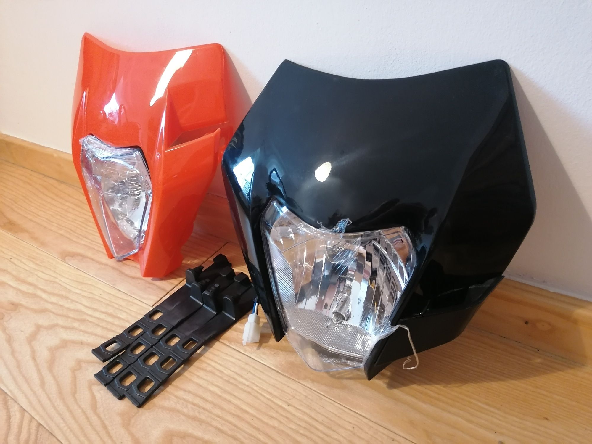 Lampa owiewka przod ktm exc rfs crf kxf wr rmz dr xr mocowania