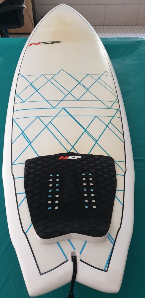 Prancha Surf NSP 7"4 (50lts), Epoxy mod Fish