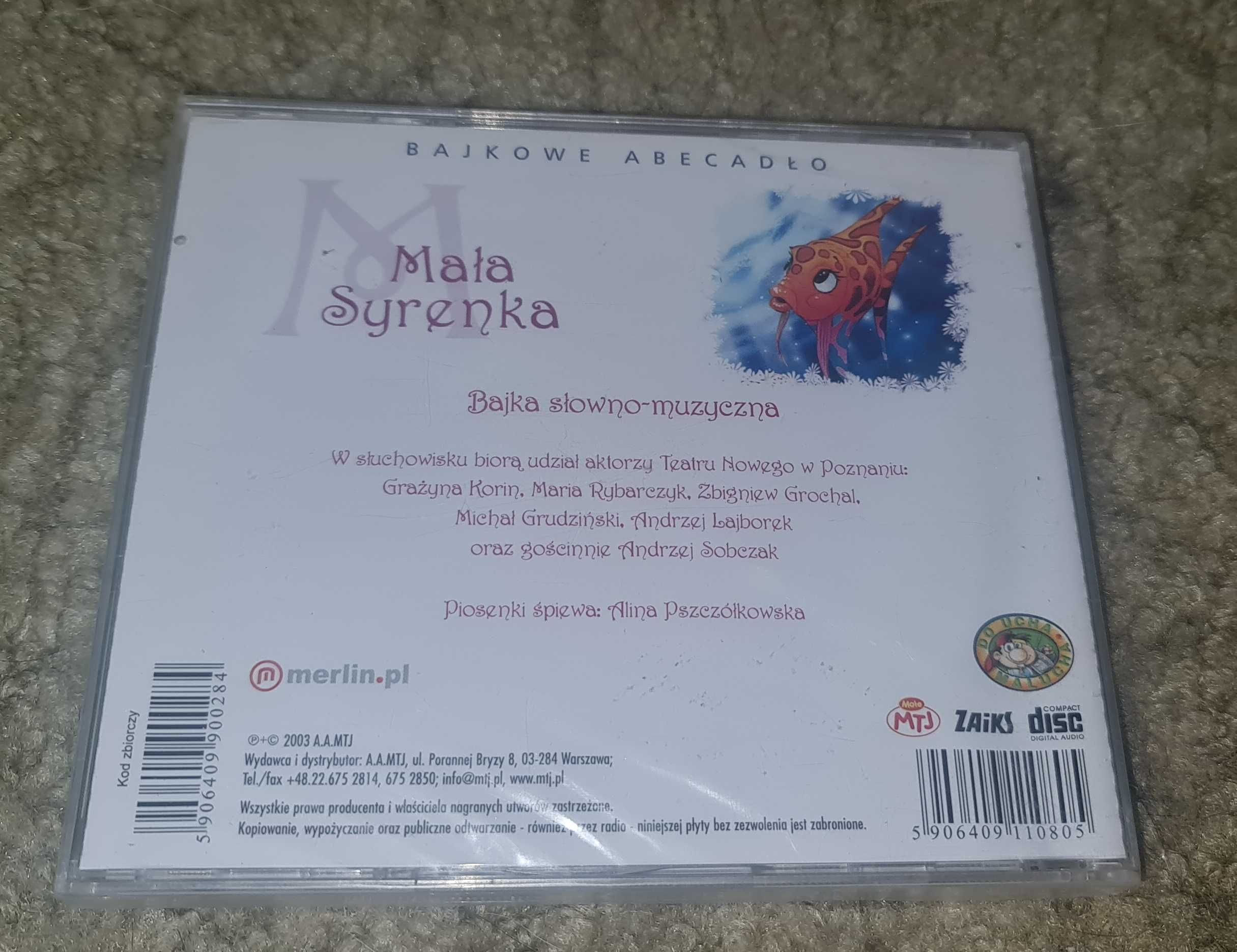 Mała Syrenka / Bajkowe Abecadło  / CD / FOLIA / AUDIOBOOK /