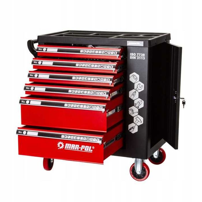 Szafka wózek narzędziowy serwisowy NARZĘDZIA PREMIUM KPL 183 el