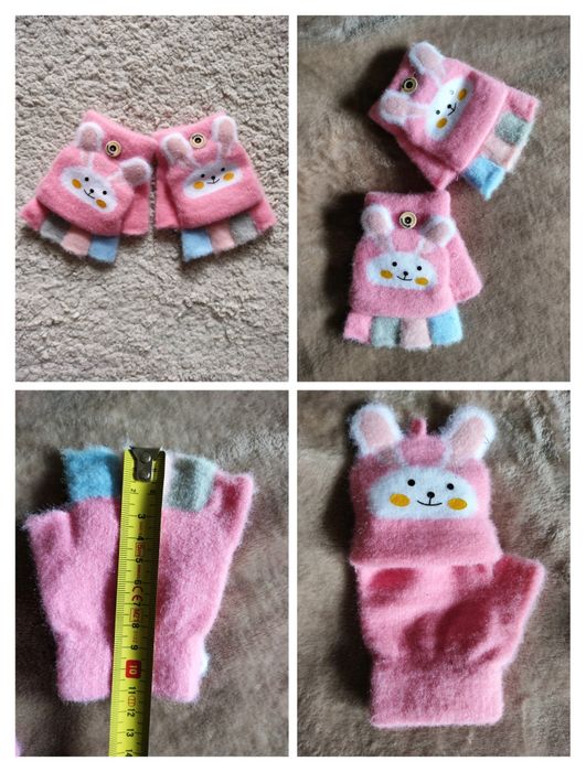 Urocze rękawiczki dla dziewczynki