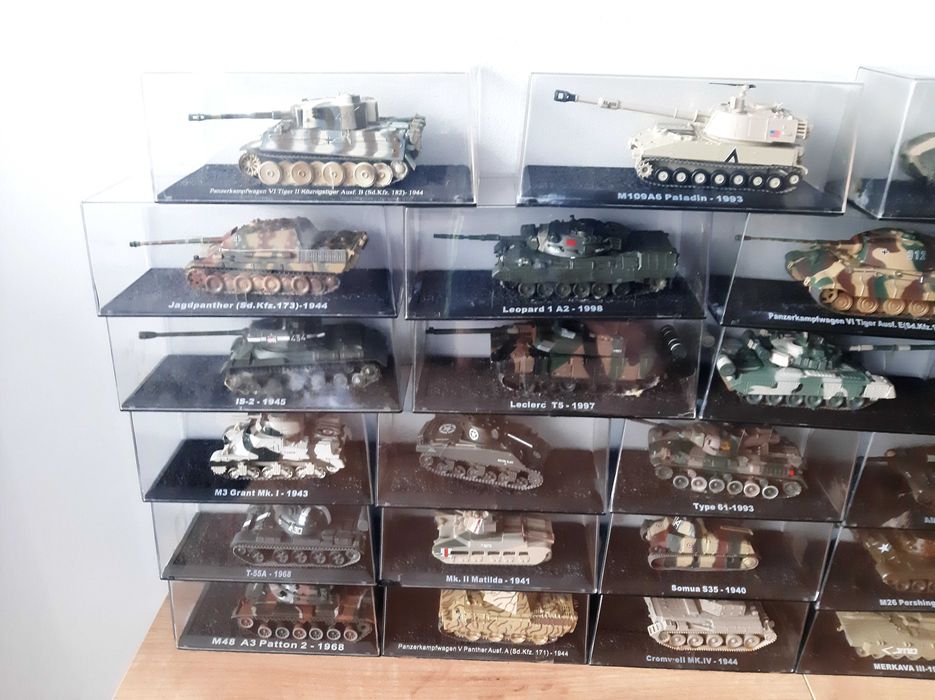Modele czołgów kolekcja
