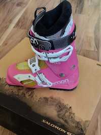 Buty narciarskie Salomon Focus 23,5 różowe - ŚLICZNE!
