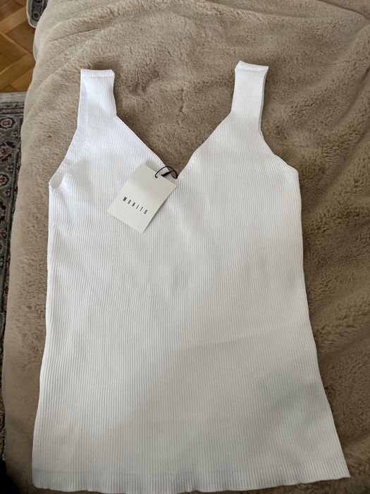 Mohito koszulka na ramiaczka L nowa biala