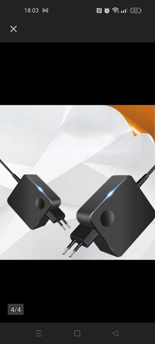 Ładowarka Zasilacz do Laptopa USB-C 65W + Kabel uniwersalna na typ-C