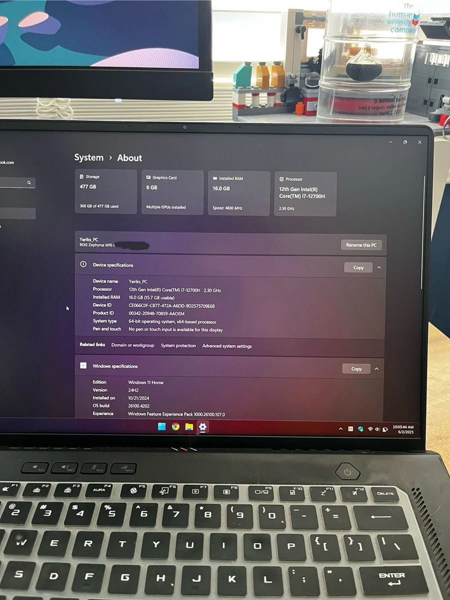 Laptop Asus Rog Zephyrus
