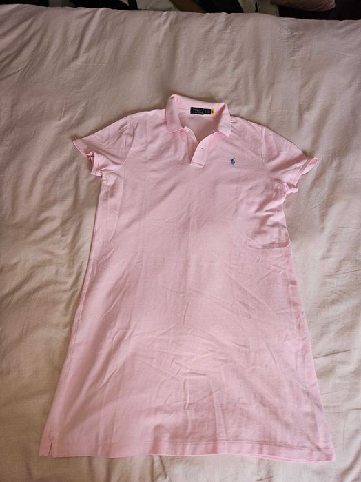 Vestido cor-de-rosa da marca Polo by Ralph Lauren