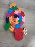 Układanka edukacyjna drewniana puzzle
