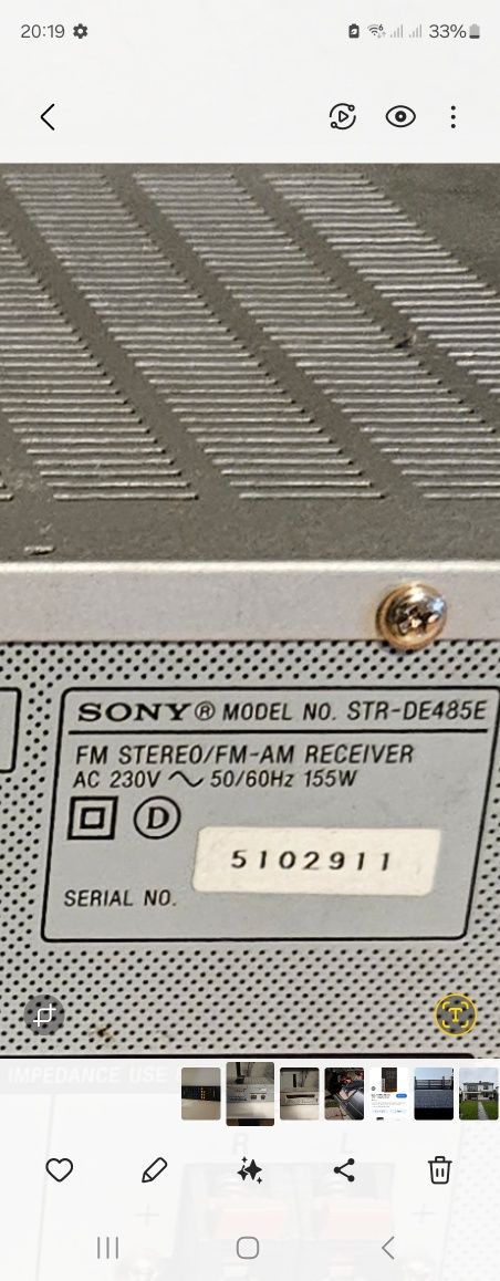 Amplituner SONY STR-DE485E Okazja