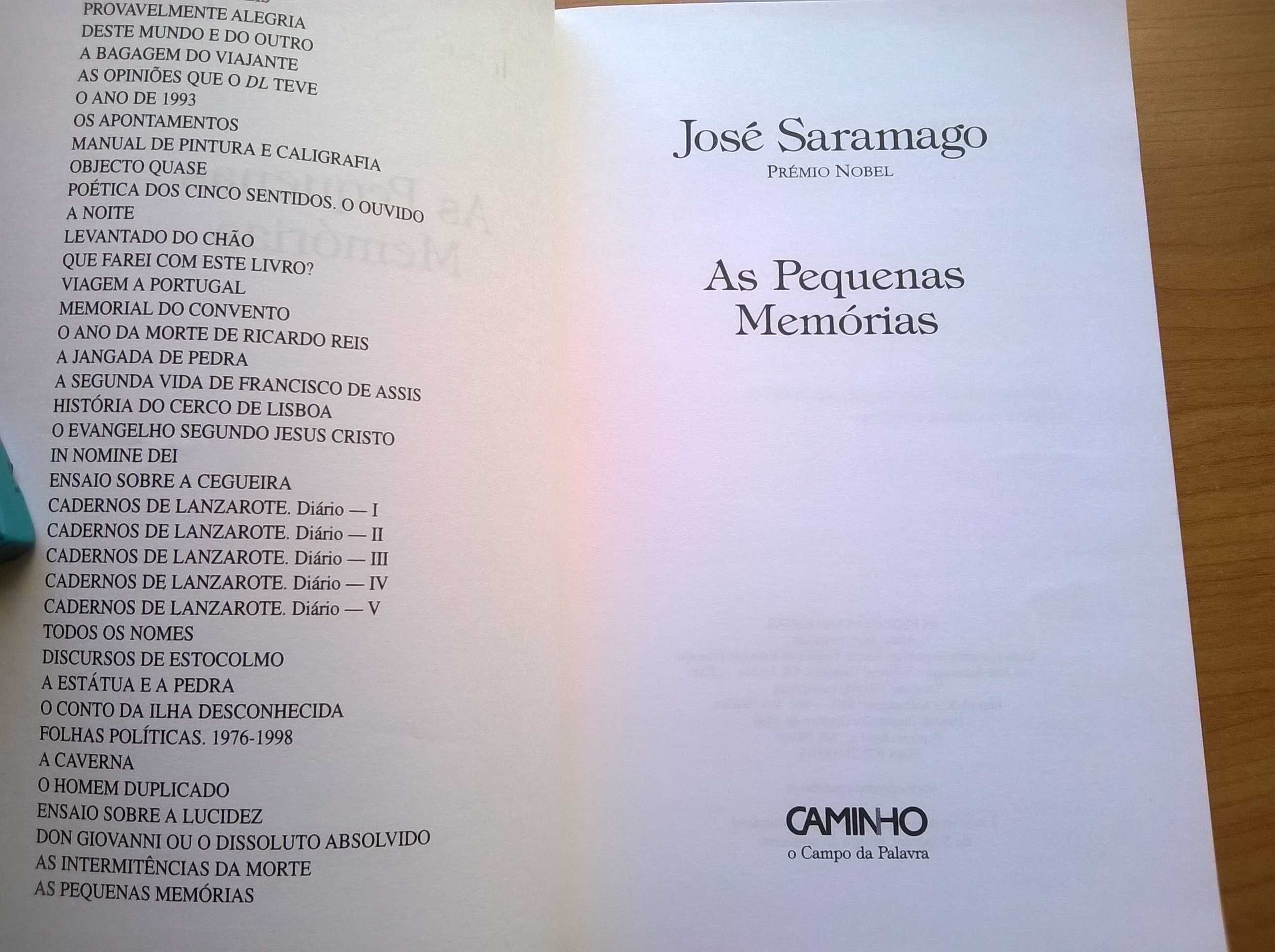As Pequenas Memórias (1.ª ed.) - José Saramago