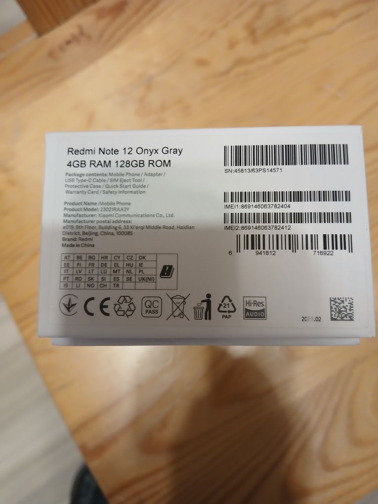 Sprzedam Xiaomi Redmi Note 12