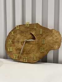 Zegar ścienny plaster drzewa nowy drewniany