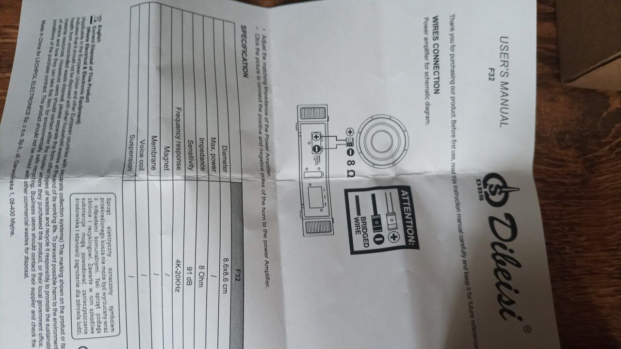 Głośnik wysokotonow 2 tuby nowe .