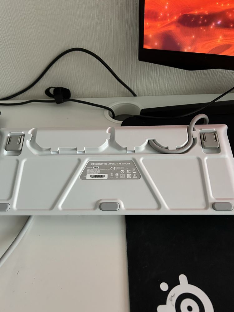 Klawiatura gamingowa Steelseries Apex 7 TKL Ghost Limited Edition