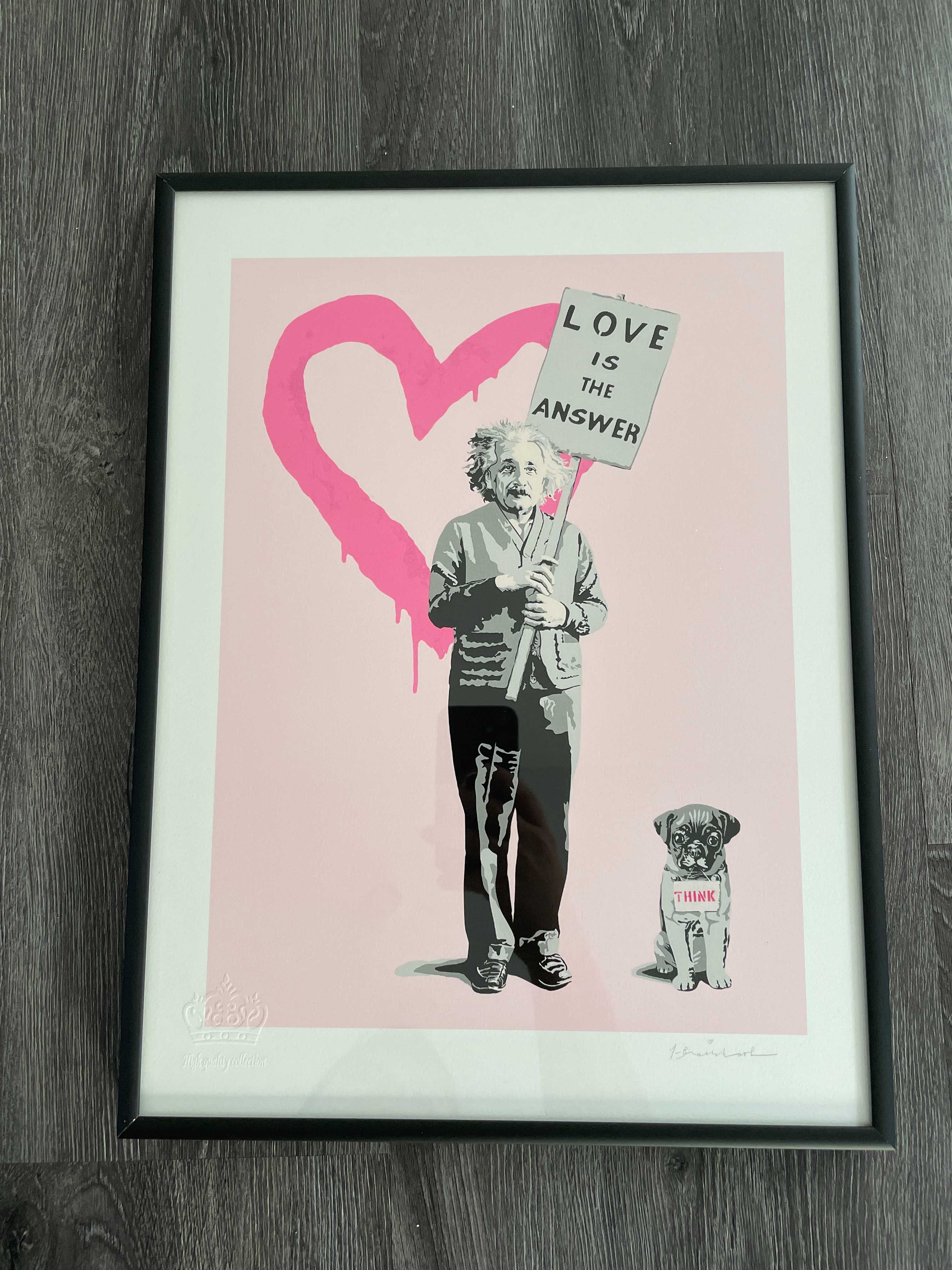 Mr. Brainwash Love = MC2 reprodukcja grafika