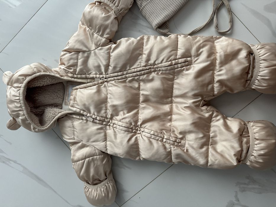Зимовий комбінезон GAP 0-6 м + шапка у подарунок