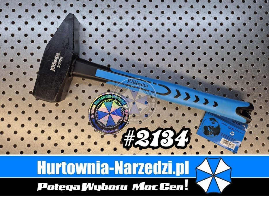Młotek ślusarski FIBERGLASS 2000g młotek 2kg