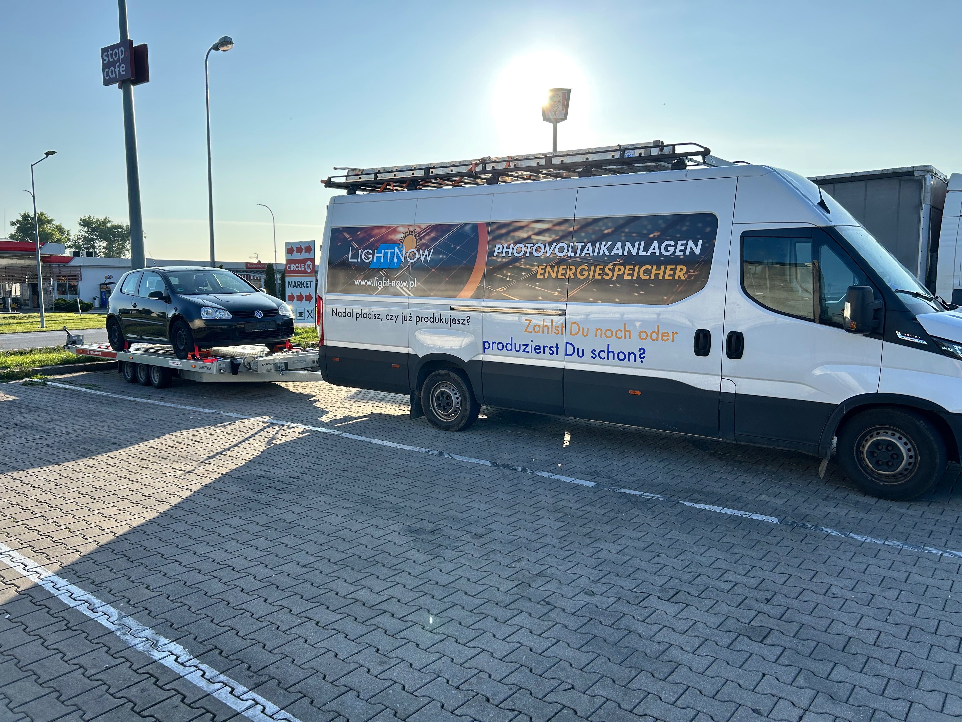 Wynajem Przyczepa Laweta Uchylna Wciągarka DMC 3.5T 6M Długa Autopomoc
