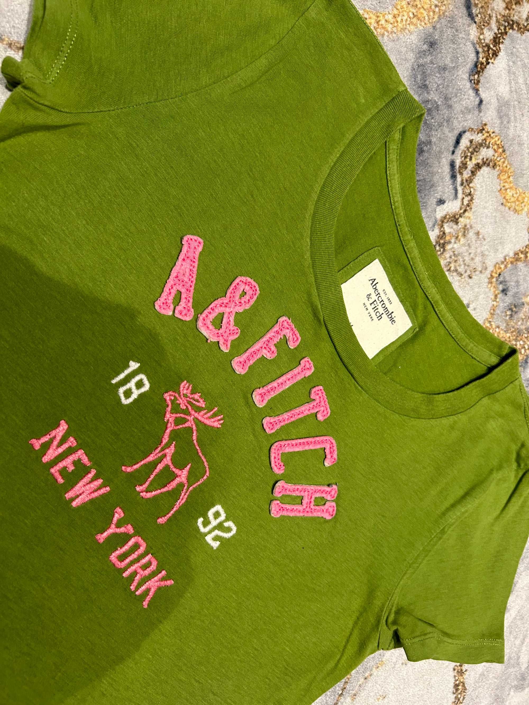 Abercrombie & Fitch _ Koszulka t-shirt S/M _ 100% bawełna