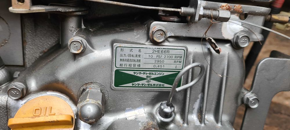 Silnik Yanmar 2H66R Yanmar 2HE66R traktorek kosiarka minikoparka
