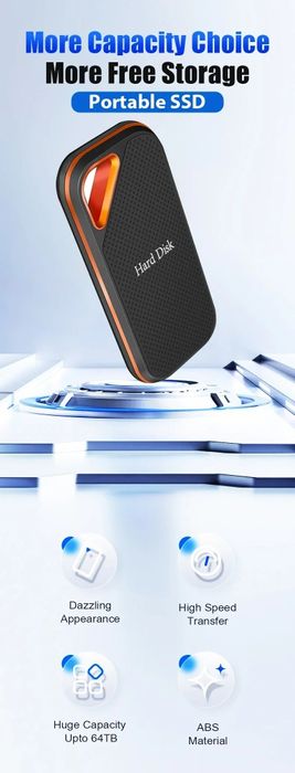 Высокоскоростной съёмный SSD накопитель 8ТВ