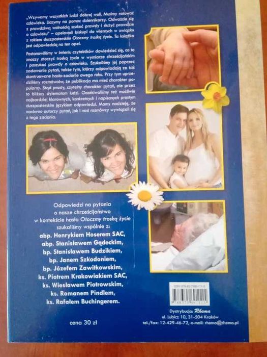 Książka otoczmy troską życie