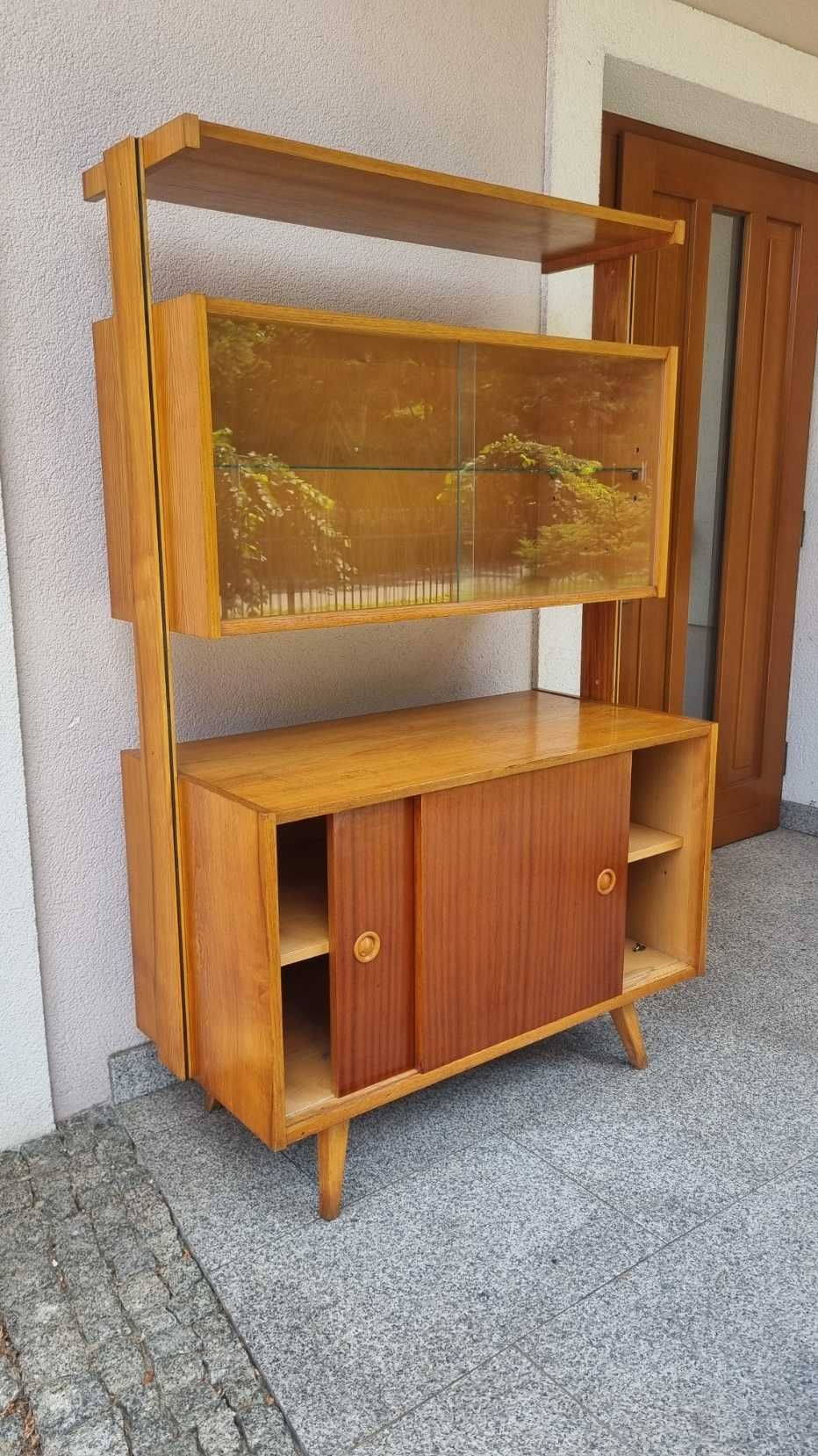 Regał modułowy Mid Century Design Lata 60 PRL Czechosłowacja Jirak
