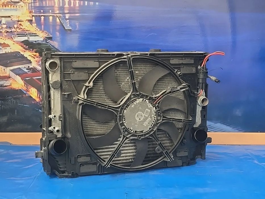 Conjunto de Radiadores + Ventoinha ORIGINAIS BMW Série 7 F01 F02 3.0d 2008+