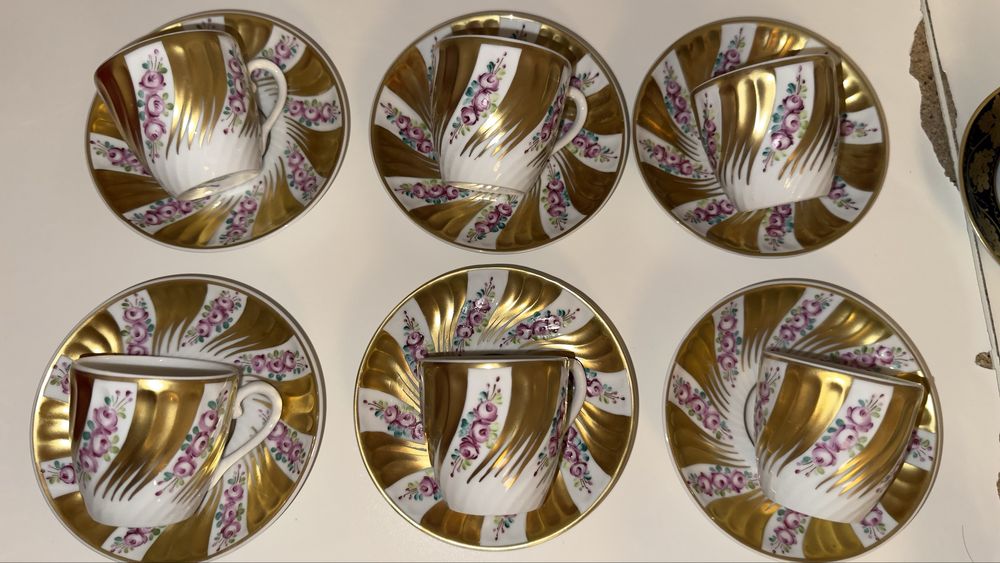 Vista Alegre conjunto 6 chavenas de cafe
