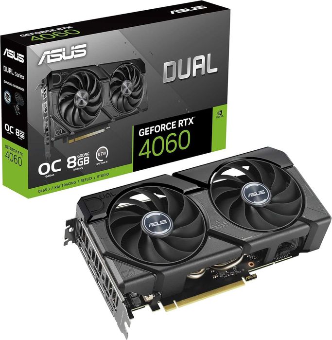 Видеокарта ASUS Dual GeForce RTX 4060 EVO OC Edition 1 шт. NEW!