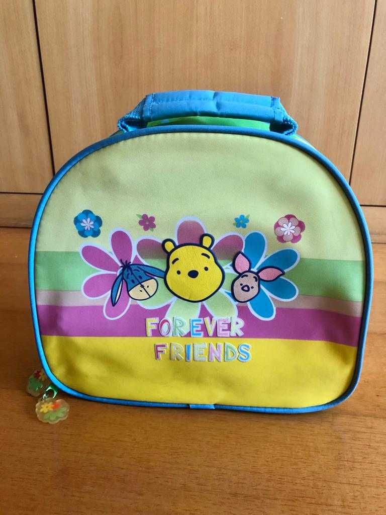 Lancheira / bolsa + estojo / porta lápis - Winnie the Pooh