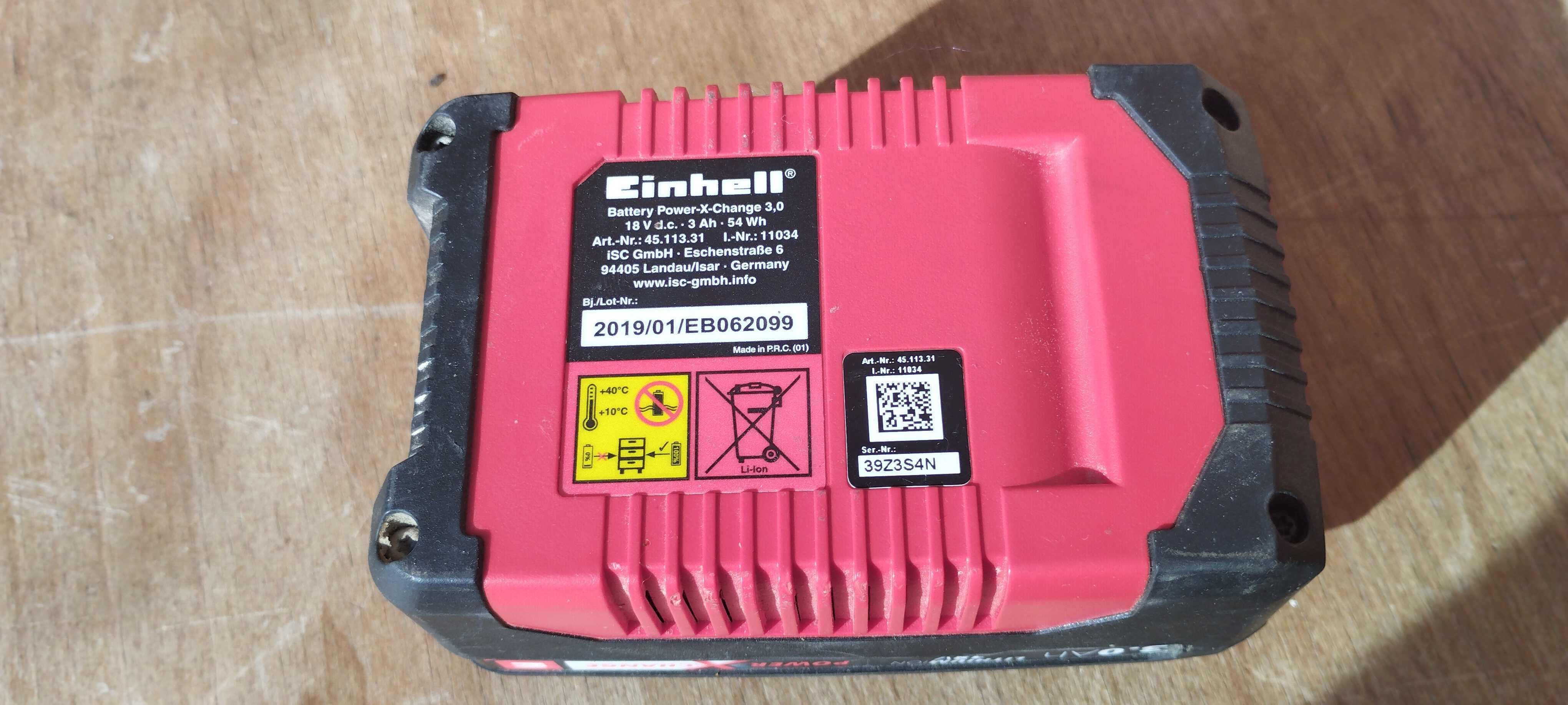 Акумуляторна батарея Einhell 18v 3А