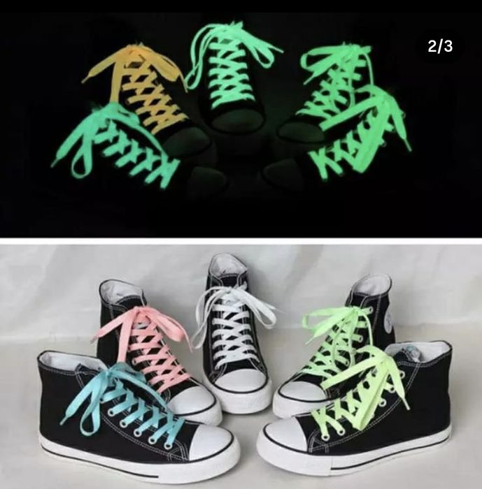 Неонові шнурки. Шнурки, що світяться