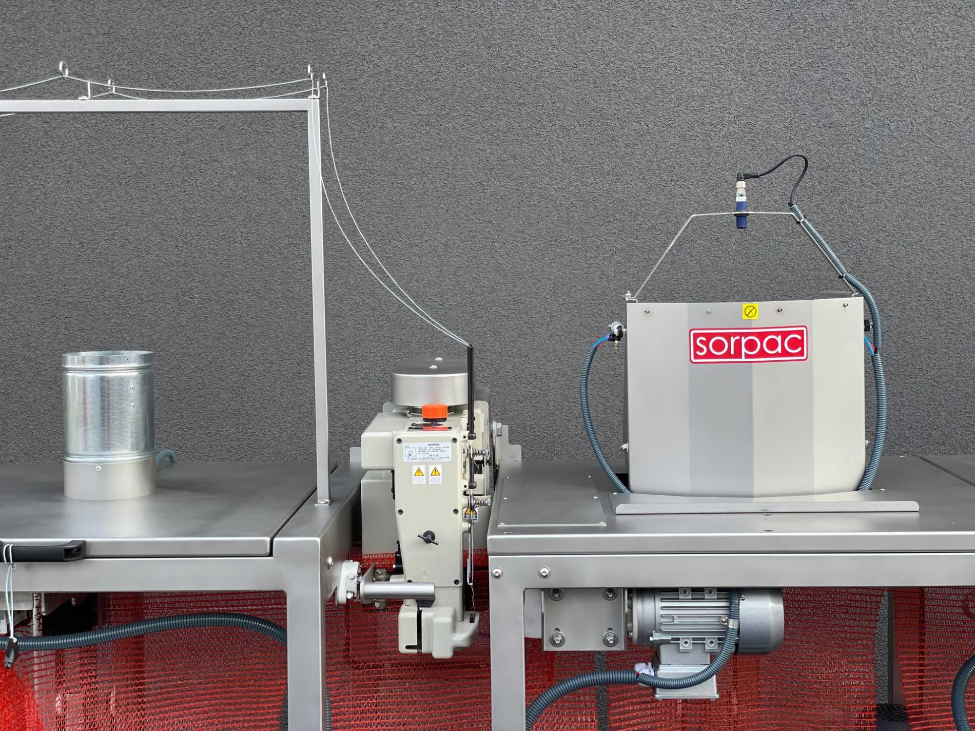 SORPAC: Raszlownica (maszyna pakująca) RDS-09 INOX Newlong -dwie nitki