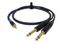 Kabel Typu Y Splitter 3.5mm Stereo Mini Jack do 2x 1/4 Jack Van Damme