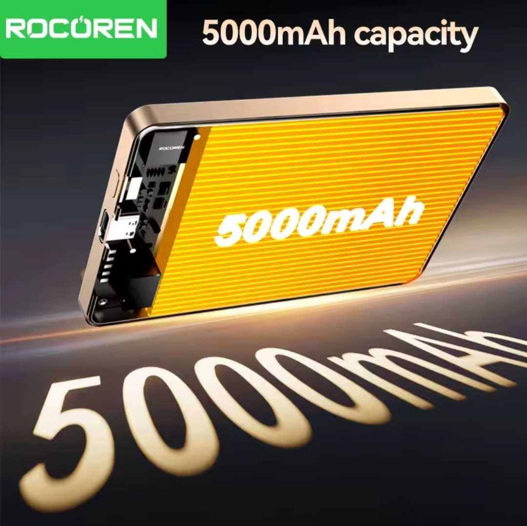 Rocoren PowerBank 5000 mAh Magnetic (швидка зарядка)